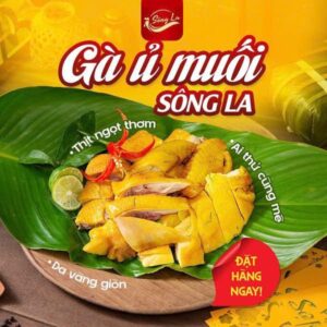 Gà Ủ Muối Sông La